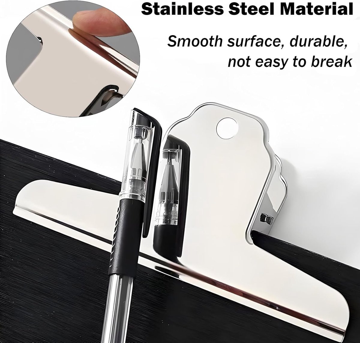 SnelShoppen - 15 Large Silver Bulldog Clips 100mm Metaal Binder Clips, Heavy Duty Paper Clips, RVS Bulldog Clips voor A4 Documenten, Foto's, Creatief