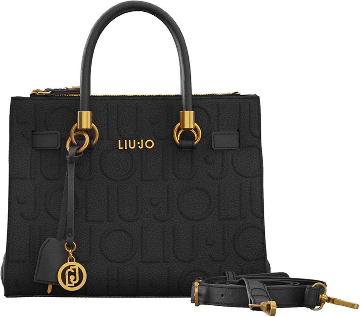 Liu Jo Manh Medium Handtas Dames - Imitatieleer - Zwart