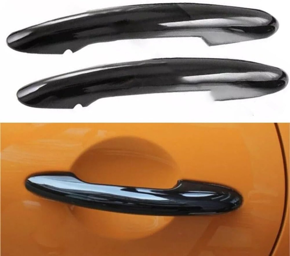 SnelShoppen - Sportarc Deurhandgreep Cover Zwart - Perfecte Pasvorm voor MINI Cooper F54 F55 F56 F57 F60 - Auto Exterieur Accessoires