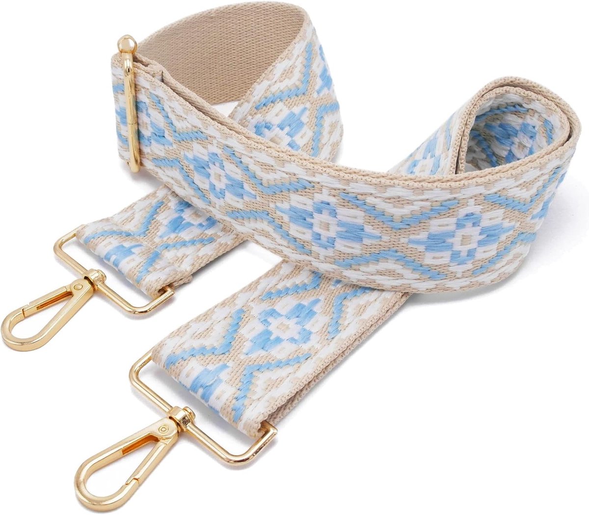 SnelShoppen - Verstelbare Brede Schouderband voor Handtassen - Handbag Bag Strap - Multicolor 5cm - Ideaal voor Vrouwen en Meisjes - Perfecte Vervangi