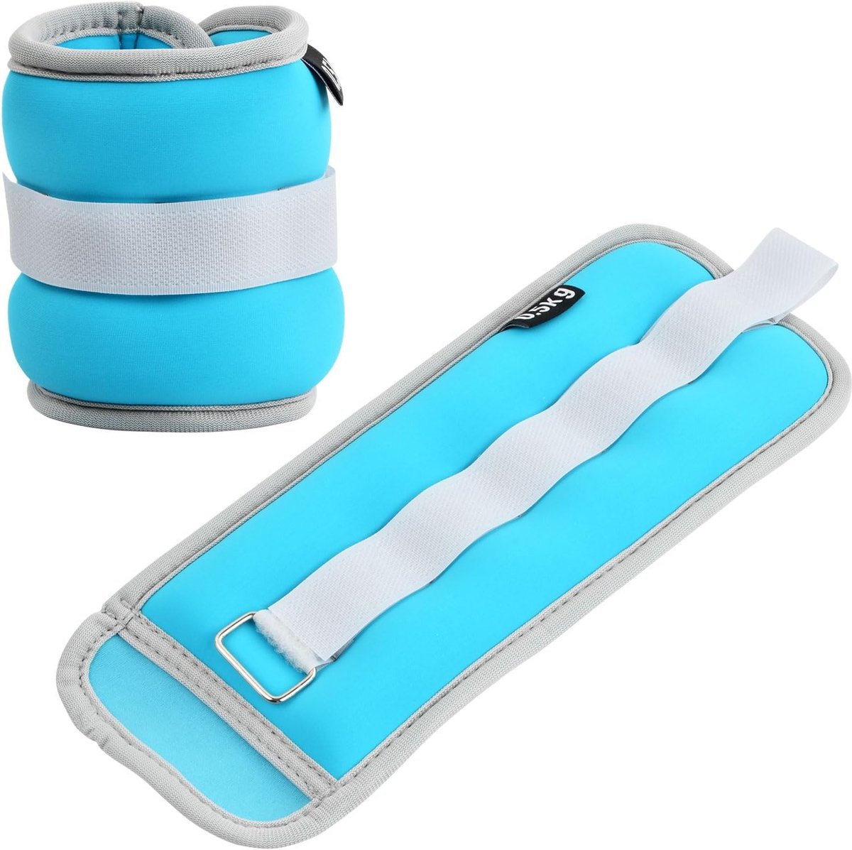 SnelShoppen - 2 Gewicht Manchet voor Enkels, 0.25/0.5/0.75 kg, Ankle Weights voor Fitness, Yoga, Aerobics, Kleur: Grijs, Blauw, Paars - Verhoog je Wee