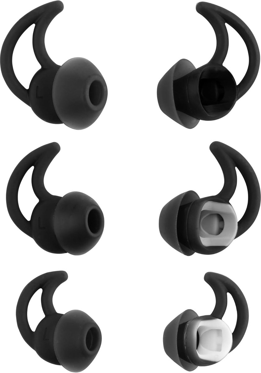 Thijox - 3 Paar Vervangende Oordopjes S/M/L - Compatibel met QC20 QC30 IE2 SoundSport - Siliconen Oorkussens - Zacht en Duurzaam - Oordopjes Set voor