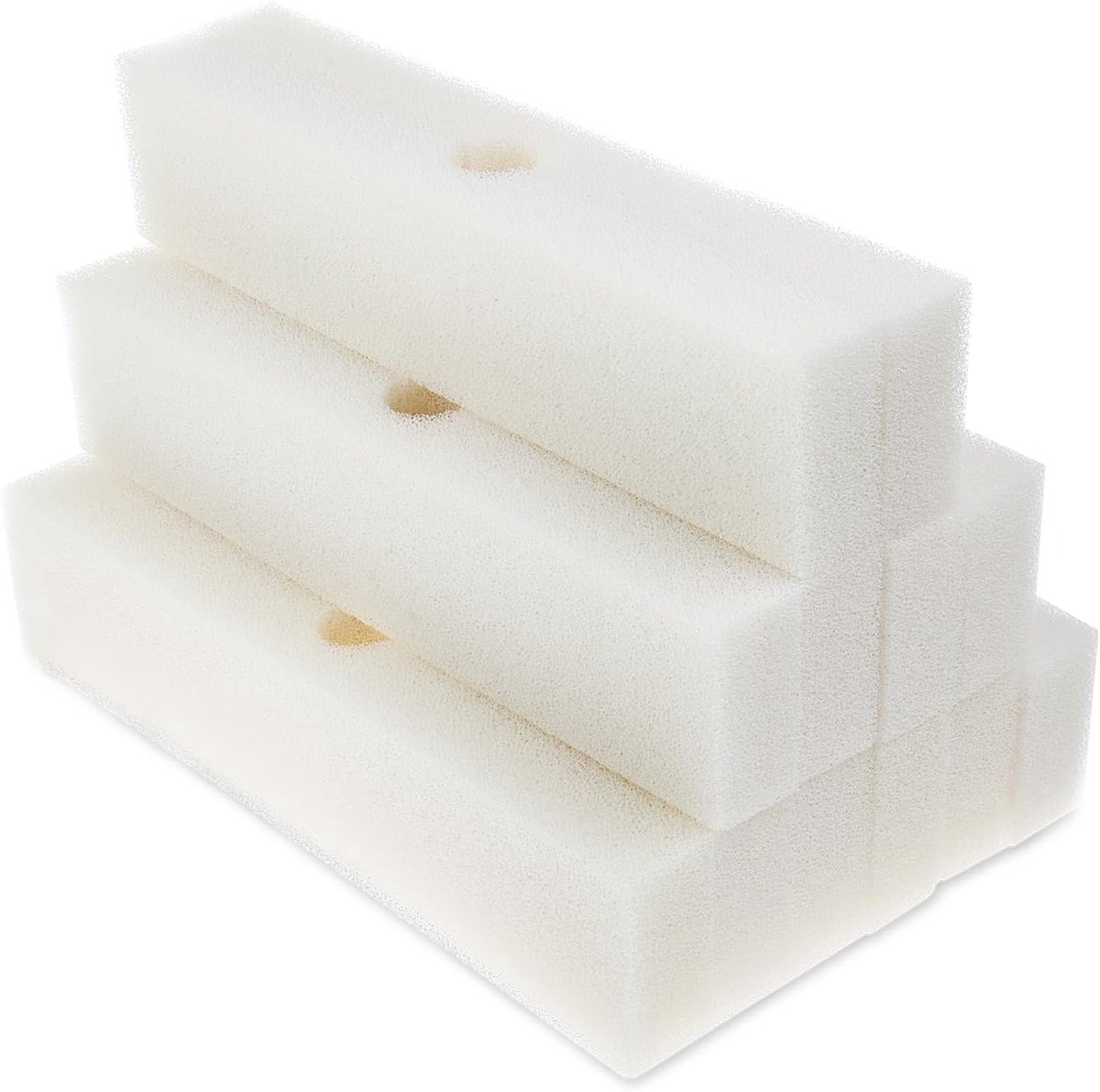 SnelShoppen - 12 Stuks Compatibele Schuimfiltermatten voor Aquarium, Geschikt voor Fluval FX4 FX5 FX6, Verbeterde Biologische Filtratie, Effectieve Wa