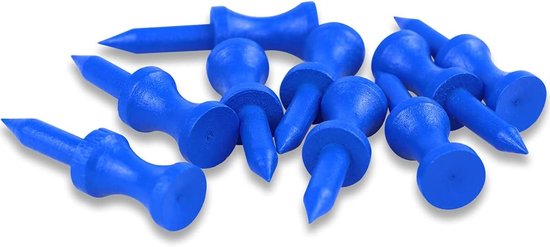 Biologische Golf Tees in Blauw 38MM - 100 Stuks Duurzame en Afbreekbare Tees voor Milieuvriendelijk Golfen — afbeelding 5