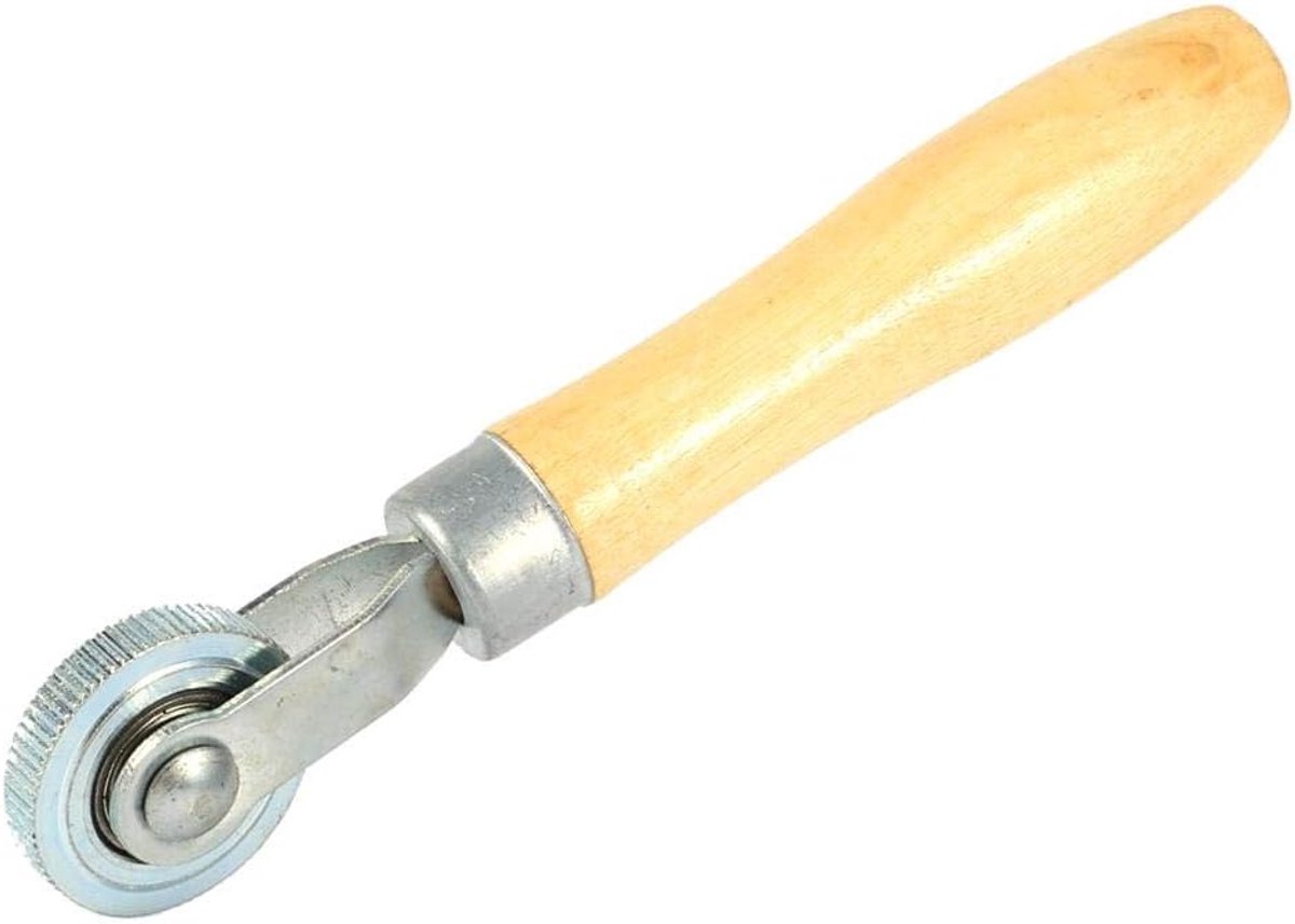 SnelShoppen - Qiilu Houten Grip Reparatie Tube Stitch Punctie Patch Fiets Roller Lager Gereedschap Kit - Lichtgewicht en Duurzaam - Voor Tubeless en S