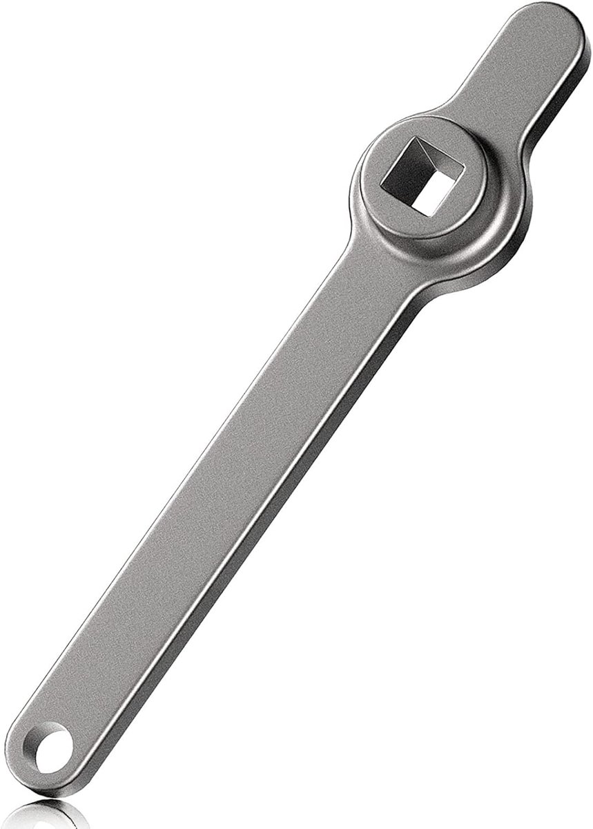 SnelShoppen - Ventilatiesleutel Radiator Sleutel - 304 RVS, 5x5 mm, Inclusief Lanyard, Geschikt voor Standaard Radiatoren, Verwarmingsventiel Sleutel