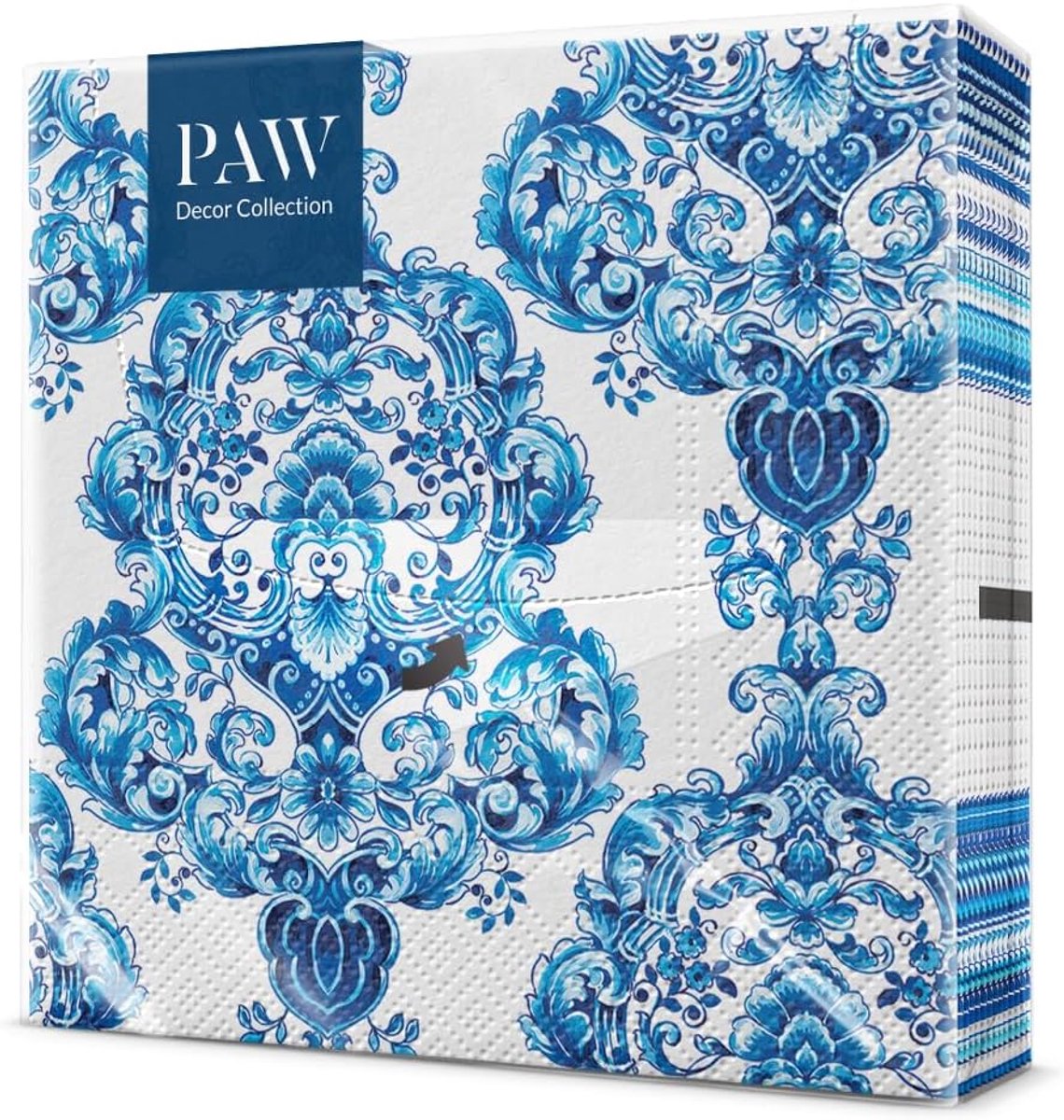 SnelShoppen - Elegante 3-laags Papieren Servetten 33x33 cm - 20 Stuks - Ecolabel en FSC-gecertificeerd - Perfect voor Feesten, Tuinfeesten en Familiev
