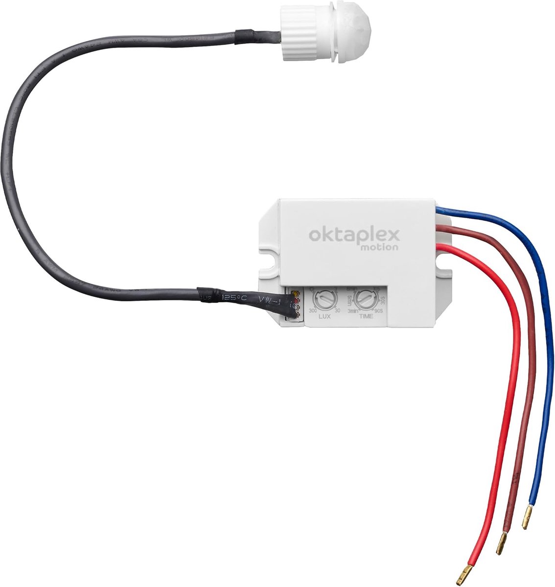 SnelShoppen - Bewegingssensor Buiten IP65/IP20 360° Infrarood 8m Bereik met Dusk Sensor - Universele Beweging Detector voor Tuin en Binnen