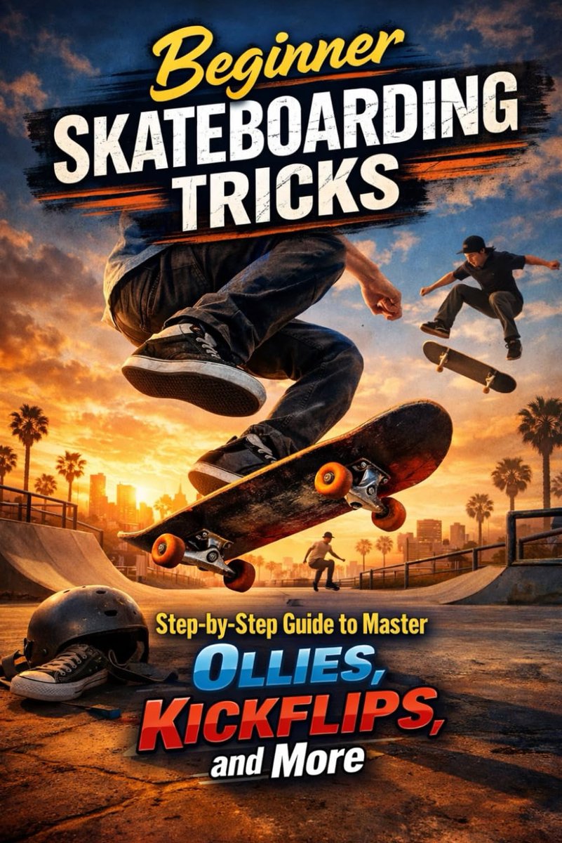 SnelShoppen - Beginner Skateboarding Tricks: Stapsgewijze Gids voor Ollies, Kickflips en Meer - Leer Skateboarden voor Kinderen en Volwassenen - Ideaa
