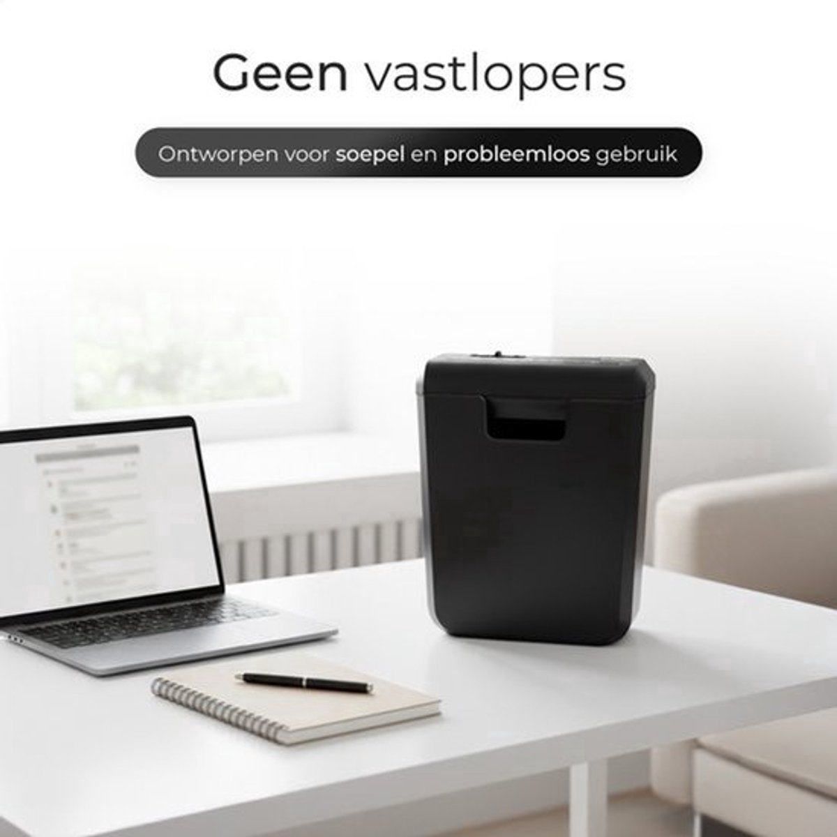 Papierversnipperaar – 10L – 5 A4 vellen – Creditcard Vernietiger – Zwart thumbnail 5