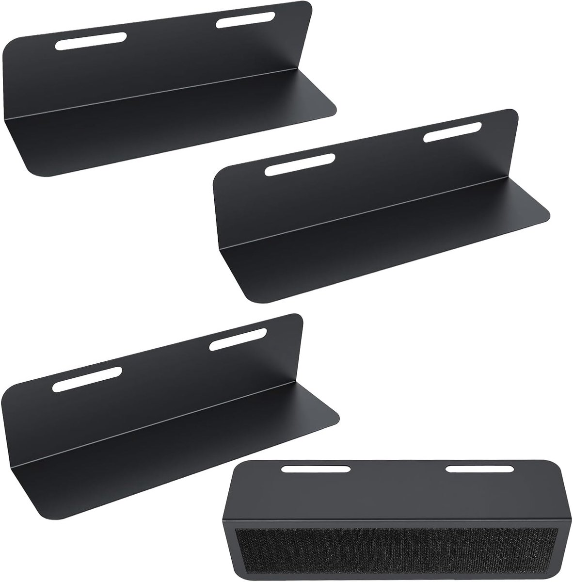 SnelShoppen - Auto Kofferraum Organizer Klett - 4 Stuks Gepäckfixierung Kofferraum Organiser voor Auto SUV Kombis - Veilig en Praktisch voor Organisat