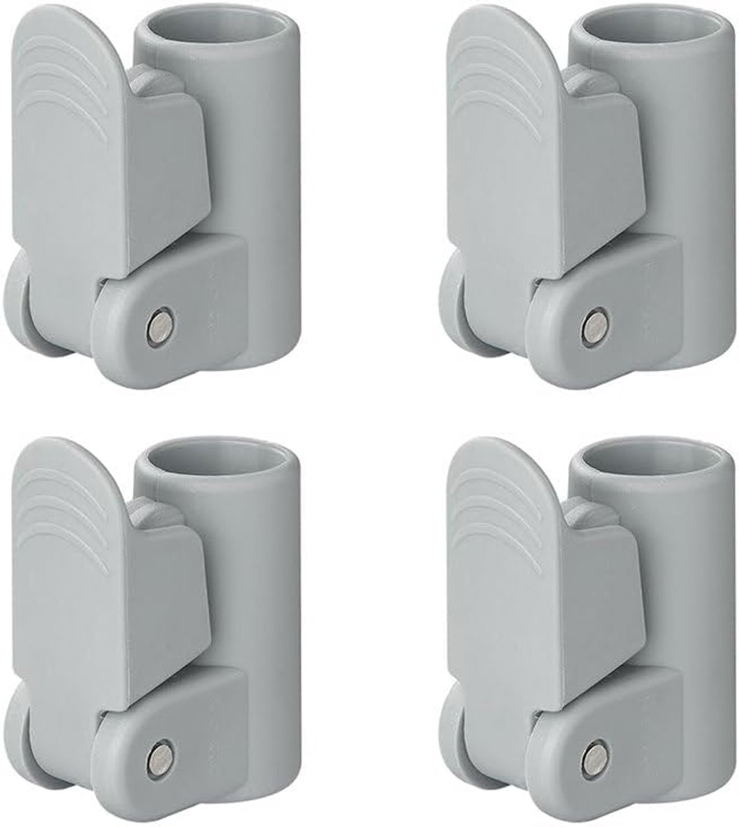 SnelShoppen - Pipe Clamps voor Tentstokken 25–28 mm met Snelsluiting Set van 4, Inclusief Inbussleutel - Ideaal voor Camping, Caravan en Festiviteiten