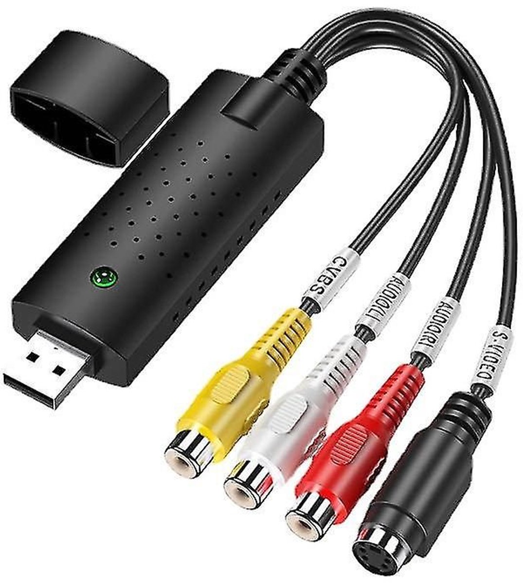 USB-audio-opnameadapter, VHS-recorder, tv-naar-dvd-converter, digitale video-opnamekaart