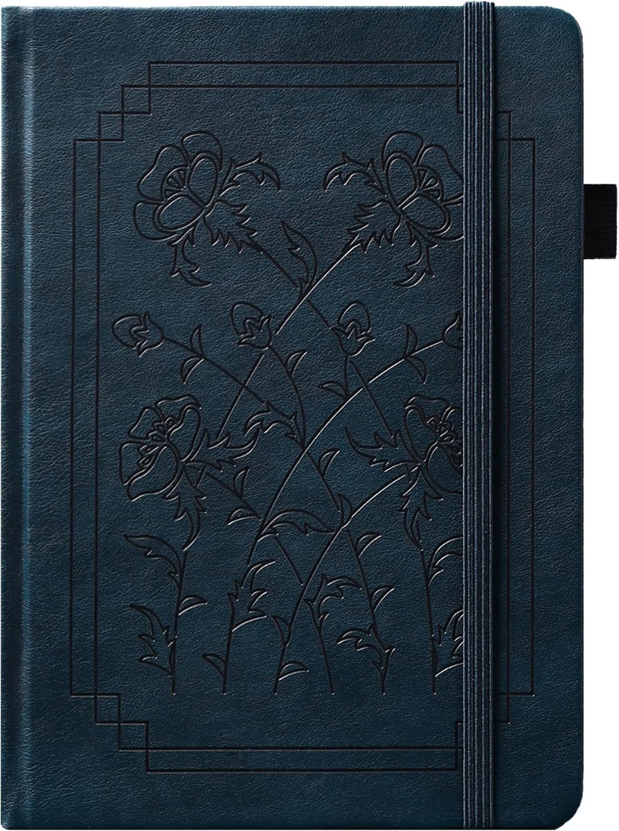 SnelShoppen - A5 Bullet Dotted Notebook met 160gsm Dikke Papier, Hardcover Dot Grid Notitieboek voor Persoonlijk Gebruik, 192 Genummerde Pagina's, Ide