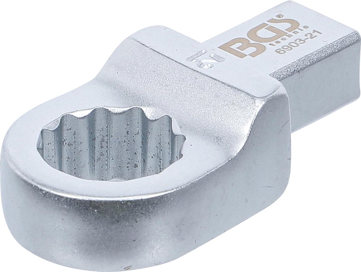 SnelShoppen - Mortise Spanner 21 mm - Chromen Vanadium Staal - 14 x 18 mm - Twaalfkant - Professioneel Gereedschap voor Klussen en Onderhoud