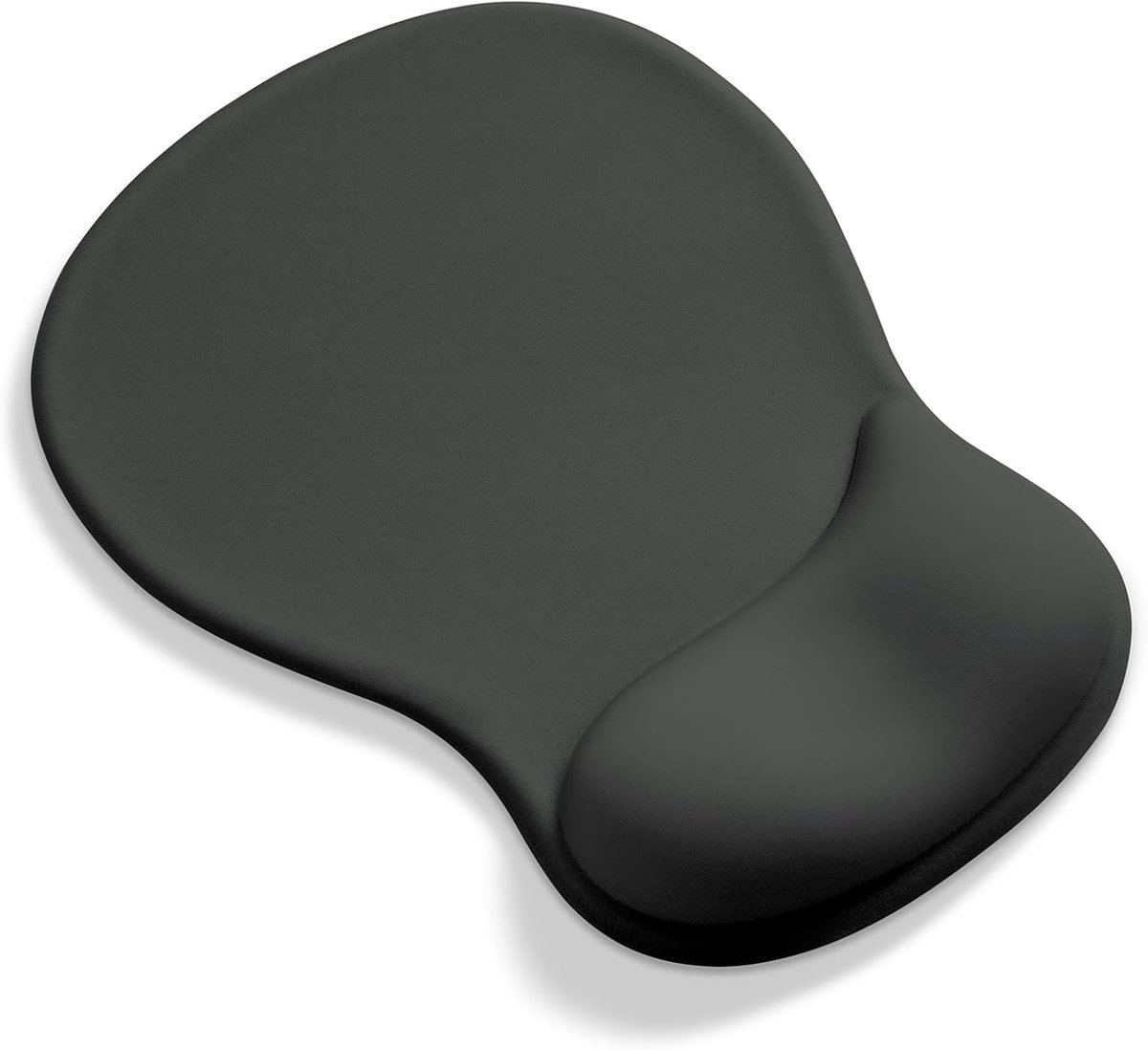 SnelShoppen - Ergonomische Muismat met Gel Kussen en Polssteun, Zwarte Muismat voor Comfortabel Werken en Spelen, Precisie, Ideaal voor Thuis en Kanto