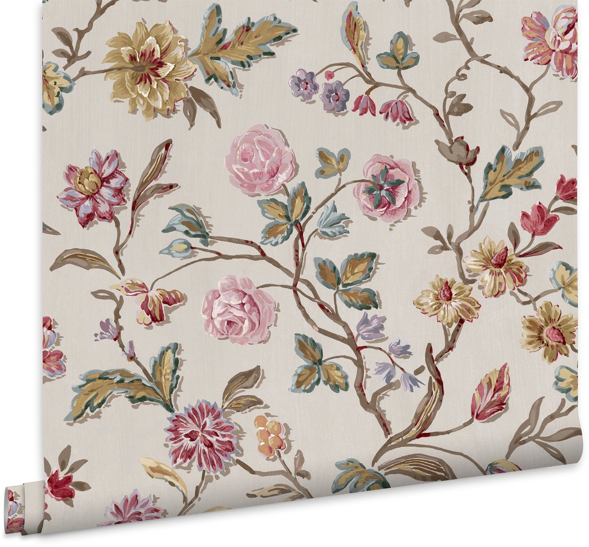 Laura Ashley Vliesbehang - Lingmell Trail Pale Sable