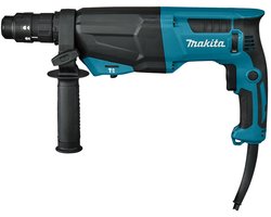Makita HR2670FT Combihamer 230V met Verwisselbare Boorkop