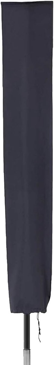 SnelShoppen - Tuin Parasol Cover - Waterdichte Bescherming voor Tuinparasol - 600D Oxford Stof met PVC Coating - Zwart - 153x30x30 cm - Geschikt voor