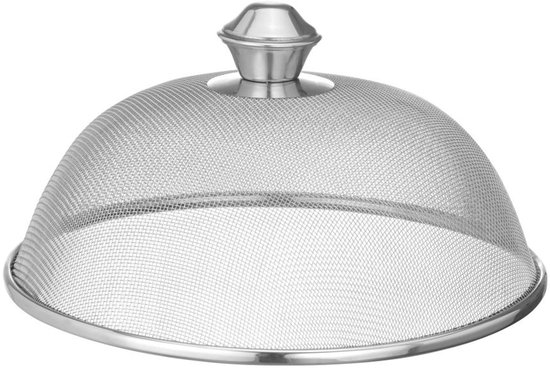 HENDI Voedselkap - Gaas - Roestvast staal - Ergonomische handgreep - Ø255xH135mm — afbeelding 2