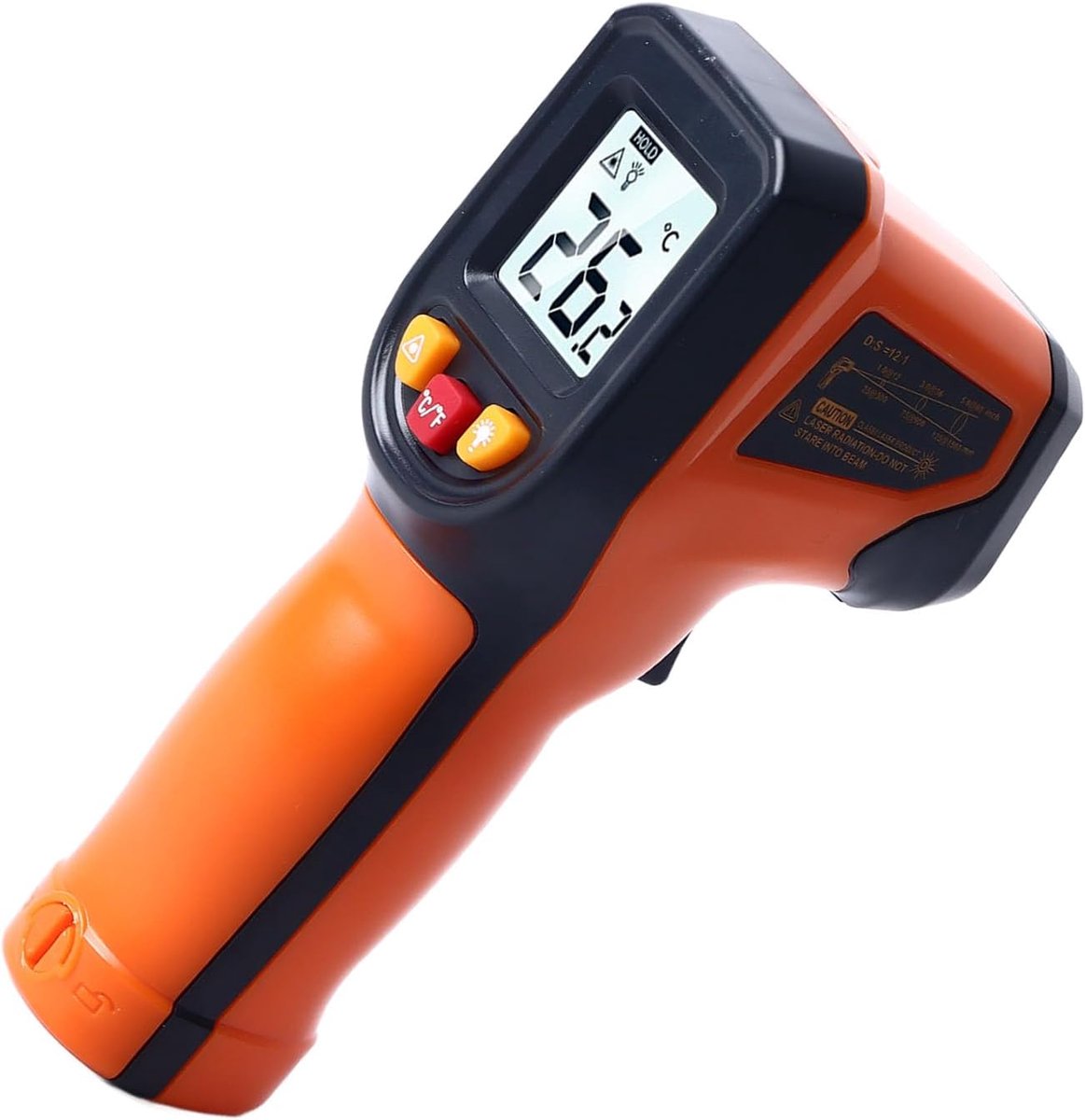 SnelShoppen - Temp Gun - Digitale Infrarood Thermometer voor Koken - -50~600℃ Vlees Thermometer - Ideaal voor Keuken, BBQ, Camping en Grillen