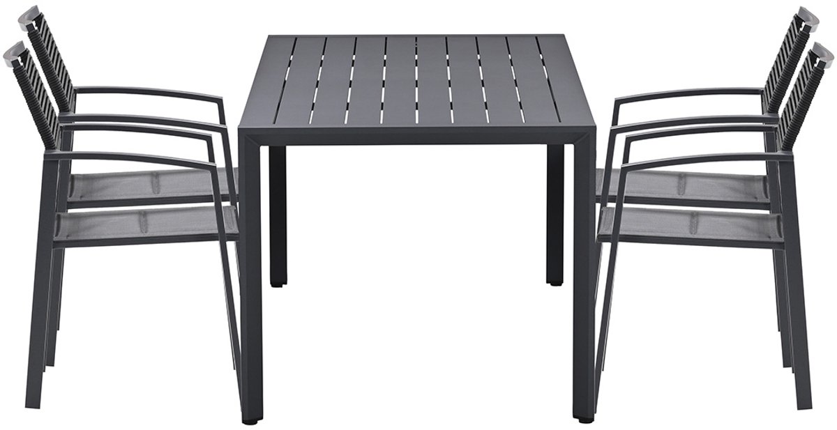 Garden Impressions Cosmo/Felini tuinset 4 personen met tafel 160 cm