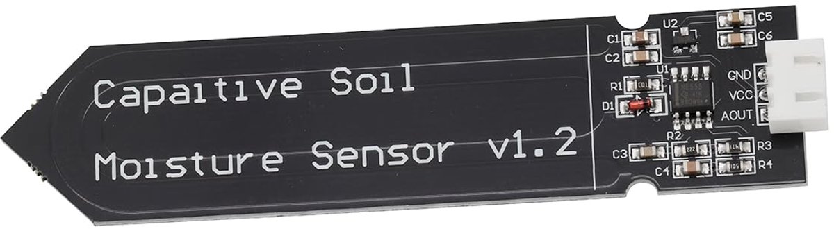 SnelShoppen - Capacitive Soil Moisture Sensor - 5 PCS - Tuin Irrigatie Detector - Vochtmeting Module - Duurzaam en Betrouwbaar - Ideaal voor Tuinieren