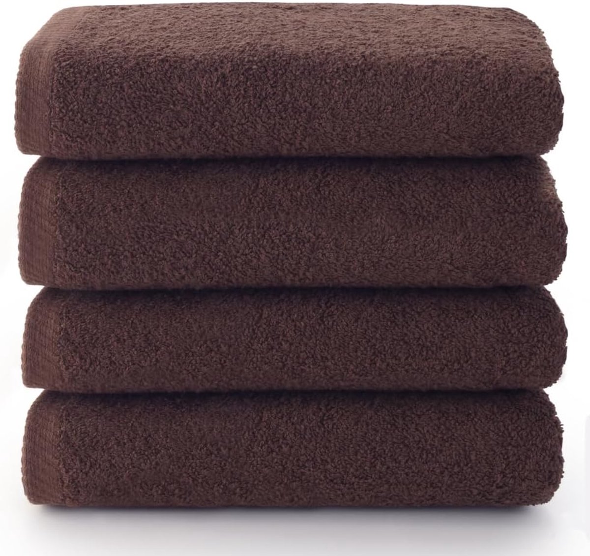 SnelShoppen - Set van 4 Zachte en Absorberende Gezichts-/Bidet Handdoeken 100% Katoen 400 g/m² - Perfect voor Dagelijkse Hygiëne, Makeup en Gastgebrui