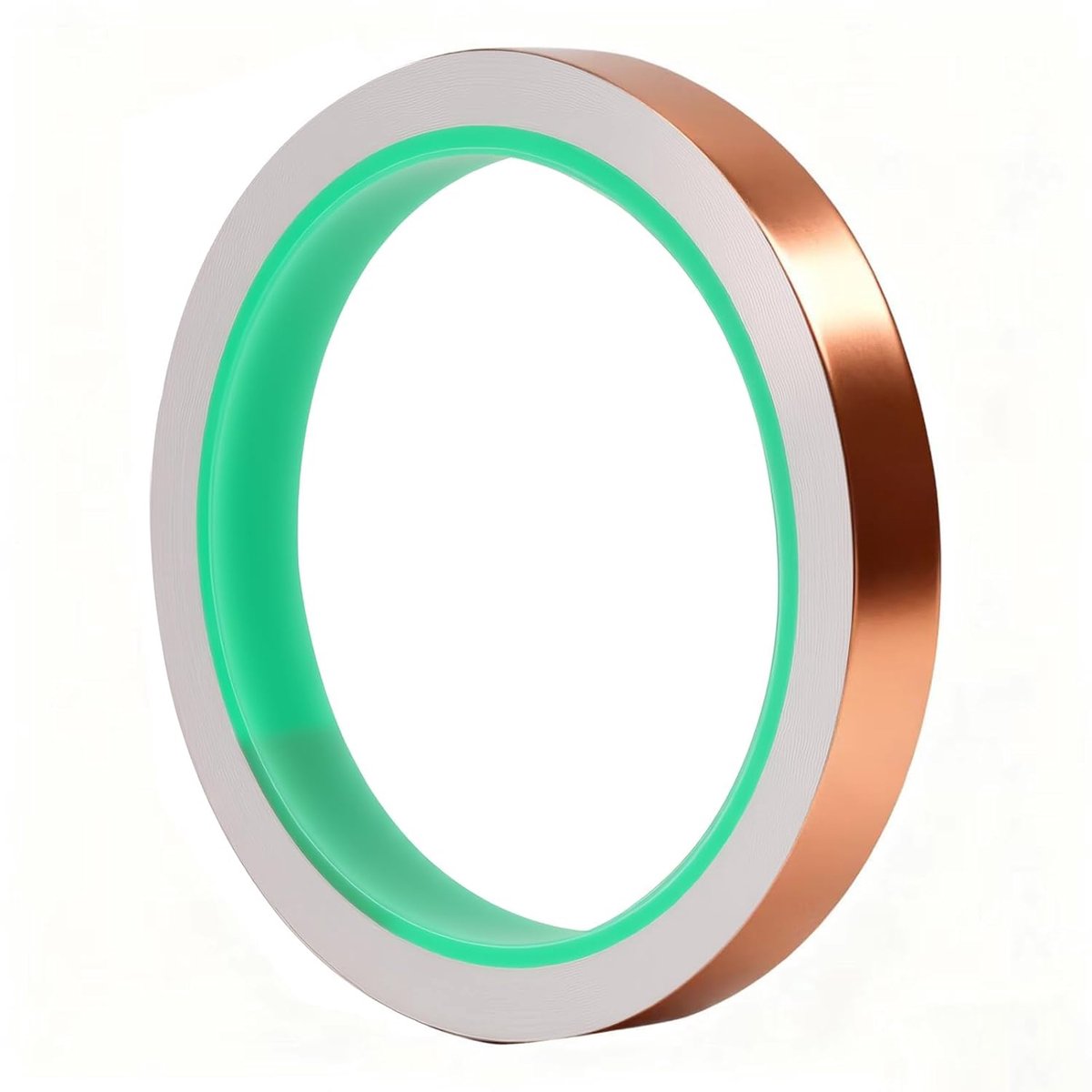SnelShoppen - Kopertape Dubbel Geleidend 13 mm x 10 mm - EMI voor Gitaar, Elektrische Reparaties, Snail Tape, Hoogwaardige Conductiviteit en Duurzaamh