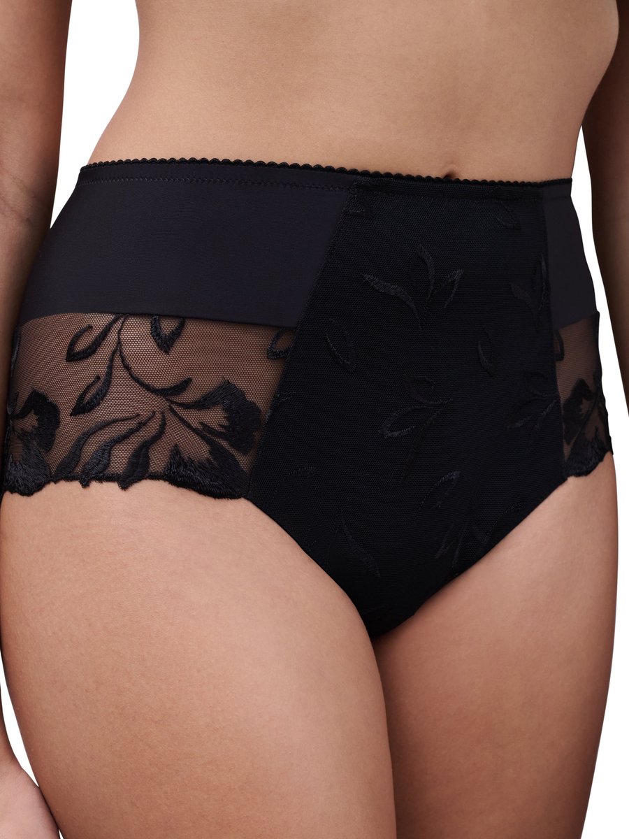 Chantelle - Majestic Taille Slip Zwart - maat 44 - Zwart