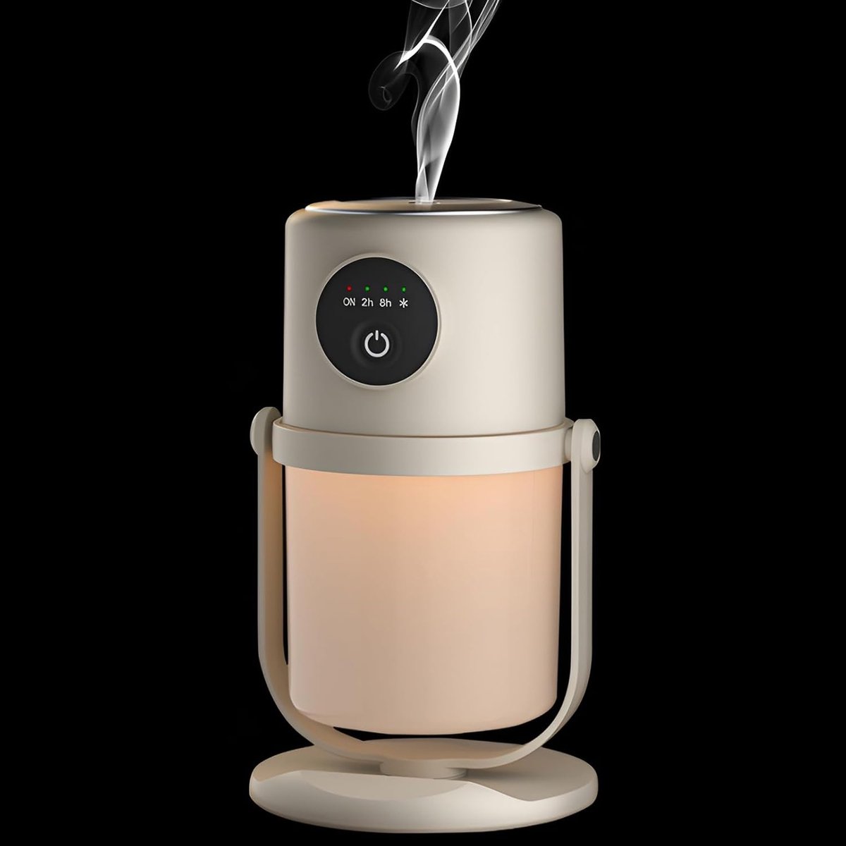 SnelShoppen - Koude Mist Luchtbevochtiger met 360° Draaiende Verstuiver, Stille en Compacte Air Purifier voor Binnen, Ideaal voor Thuis, Kantoor en Ki