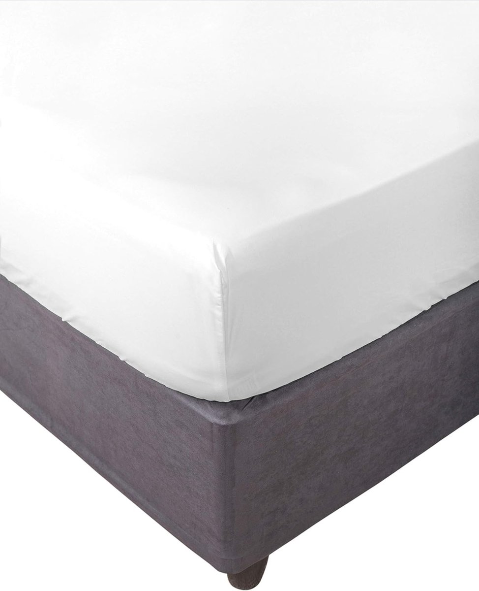 SnelShoppen - Fitted Sheet 90x200 Turquoise - 100% Brushed Microfiber, Elastic, Anti-Pilling, Ademend, Geschikt voor Matrassen tot 30 cm - Perfect voo