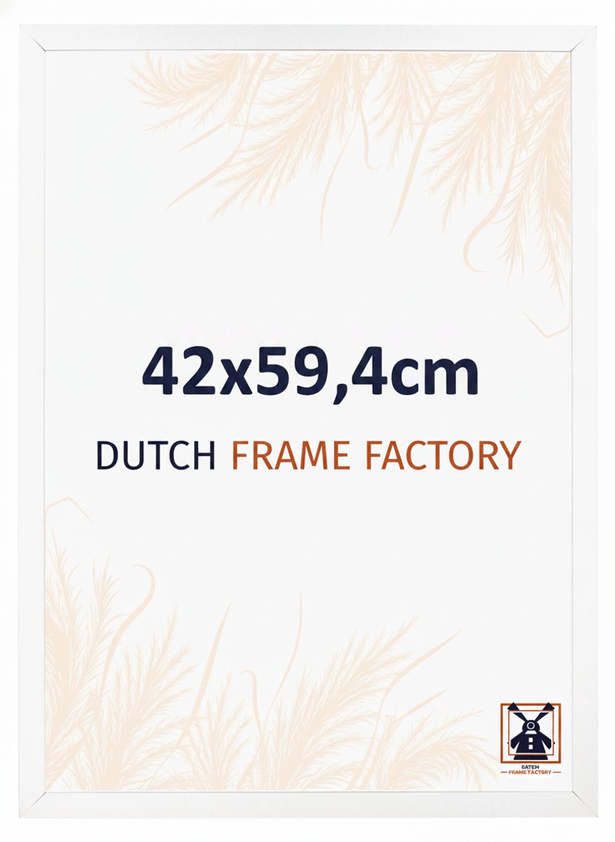 Fotolijst A2 42x59,4 cm - MDF - Wit Mat - Benno