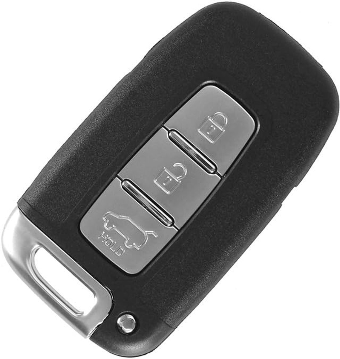 SnelShoppen - Key Case voor Hyundai ix20 ix35 Elantra Veloster Kia Picanto Rio Venga - 3 Knoppen - Plip Afstandsbediening met Mes - Hoogwaardige Sleut