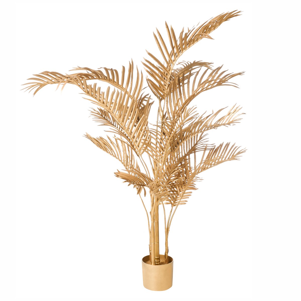 ARECA PALM - Kunstplant - Goud - 160 cm - Kunststof