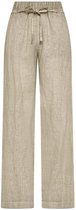 Deha Fade Effect Linen Straight Pants - Fashion Wear - Vrouwen