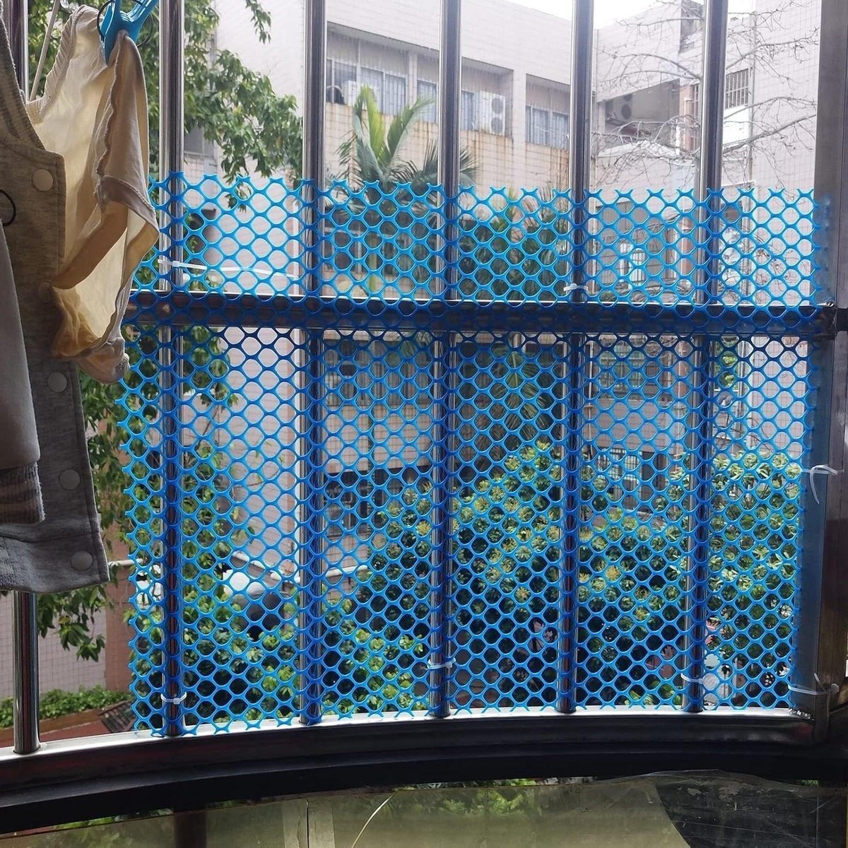 Plastic Netrollen - Beschermend Gaas - Tuin Beschermen - Kleine Maaswijdte - 15 x 15 m - Blauw