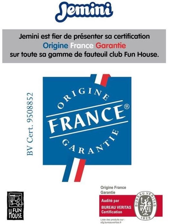 FUN HOUSE - Danseuse Ballerine - Fauteuil club - Roze - Foam zit van Fun House — afbeelding 4