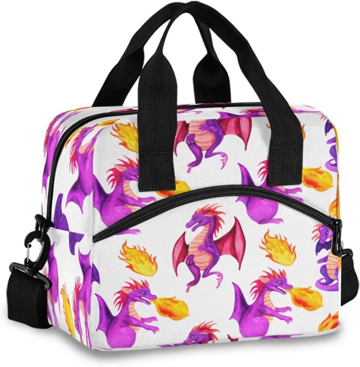 Geïsoleerde Lunchtas - Koeltas Kinderen - Maaltijden Meenemen - Waterdicht Oxford Doek - 29 x 18 x 24 cm