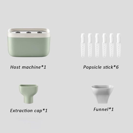 IJsmachine - Dessertmaker - Zelf Lekkernijen Maken - Drie Smaken Tegelijk - Grote Capaciteit - Geel — afbeelding 5