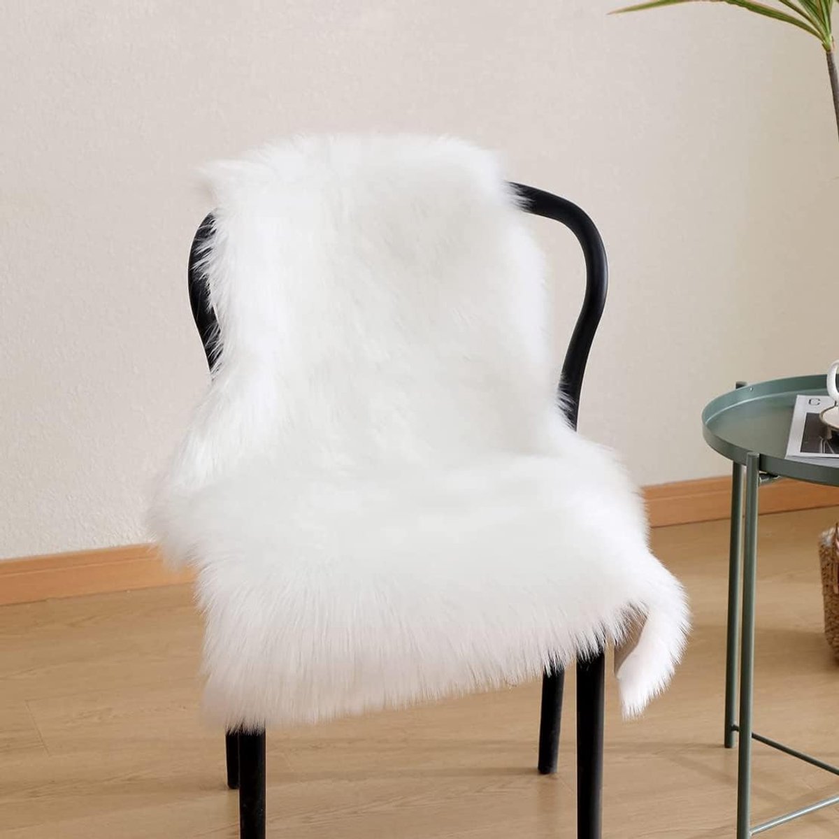 Zachte Schapenvacht Tapijt Wit 50 x 80 cm Neppels voor Slaapkamer Decoratie en Woonkamer Meubels