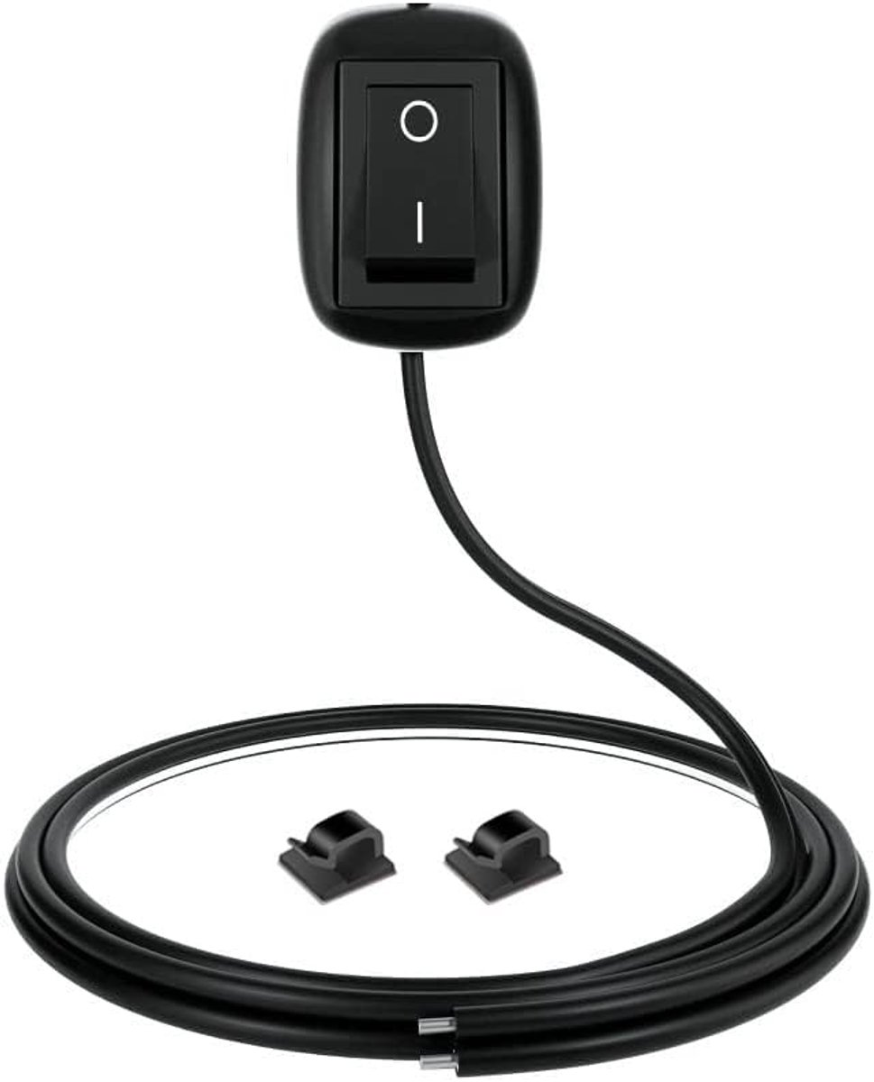 12V-230V/10A Kortstondig Type Knopschakelaar Plakken, Schakelaar in de vorm van een Waterdruppel, Gebruikt voor Mistrijlichten, Neonlichten, LED-lichtbalk (met Kabelclips)