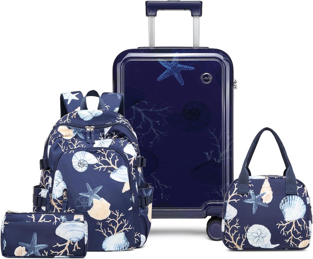 choice Kinderkoffer met Rugzakset Handbagage Lichtgewicht Pc