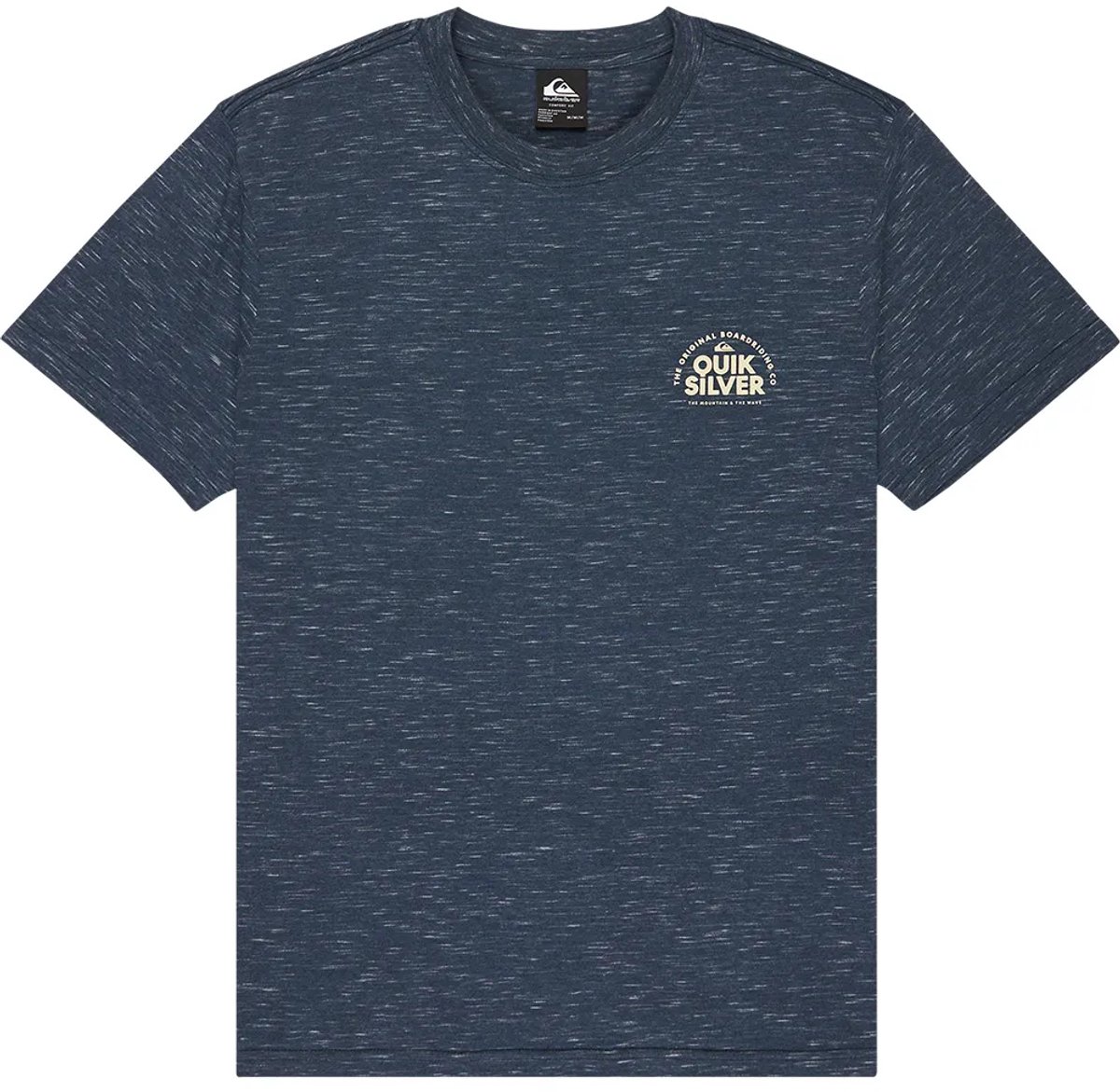Quiksilver Dola Injected Slub T-shirt Met Korte Mouwen XS Man Marineblauw