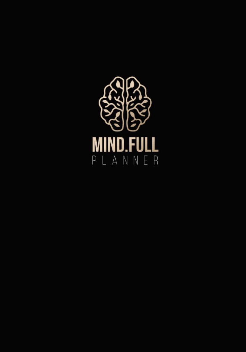 SnelShoppen - MindFull Planner voor ADHD Volwassenen - Zwarte Planner met Pagina's voor Organisatie, Doelen, en Reflectie - Ideaal voor Dagelijkse Pla