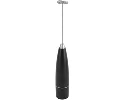 Elektrische Opschuimer - Melkopschuimer Handmixer - Dranken Bereiden - Roestvrij Staal - 3.5x24cm - Zilver
