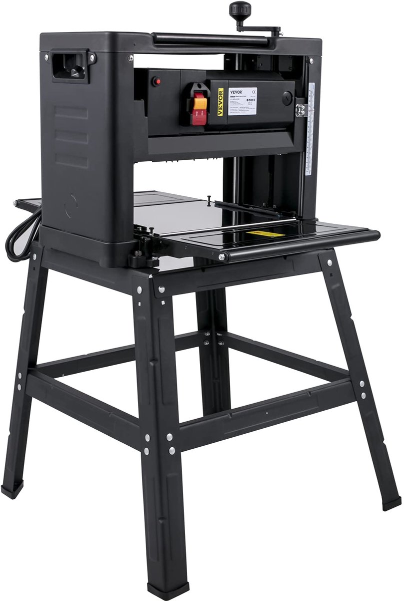 SnelShoppen - Houten Schaafmachine 2000 W, Elektrische Schaaf met Snijbreedte 330 mm, 2 Messen, 8000 omw/min, Snijdikte 6-160 mm, Diepte 3 mm