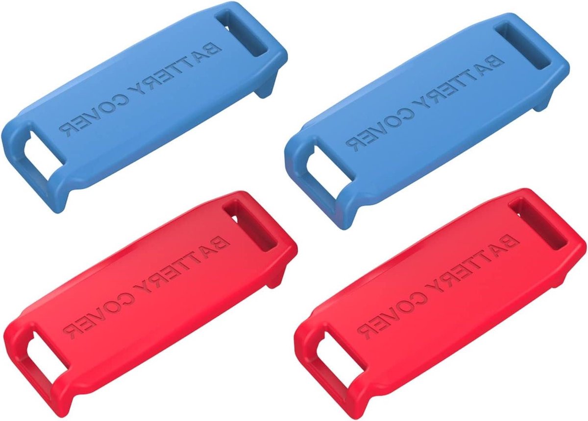 Batterij Cover Protector - Batterij Indicator - Fiets Accu Status - Kleurindicator Status - 4 stuks - Blauw Rood