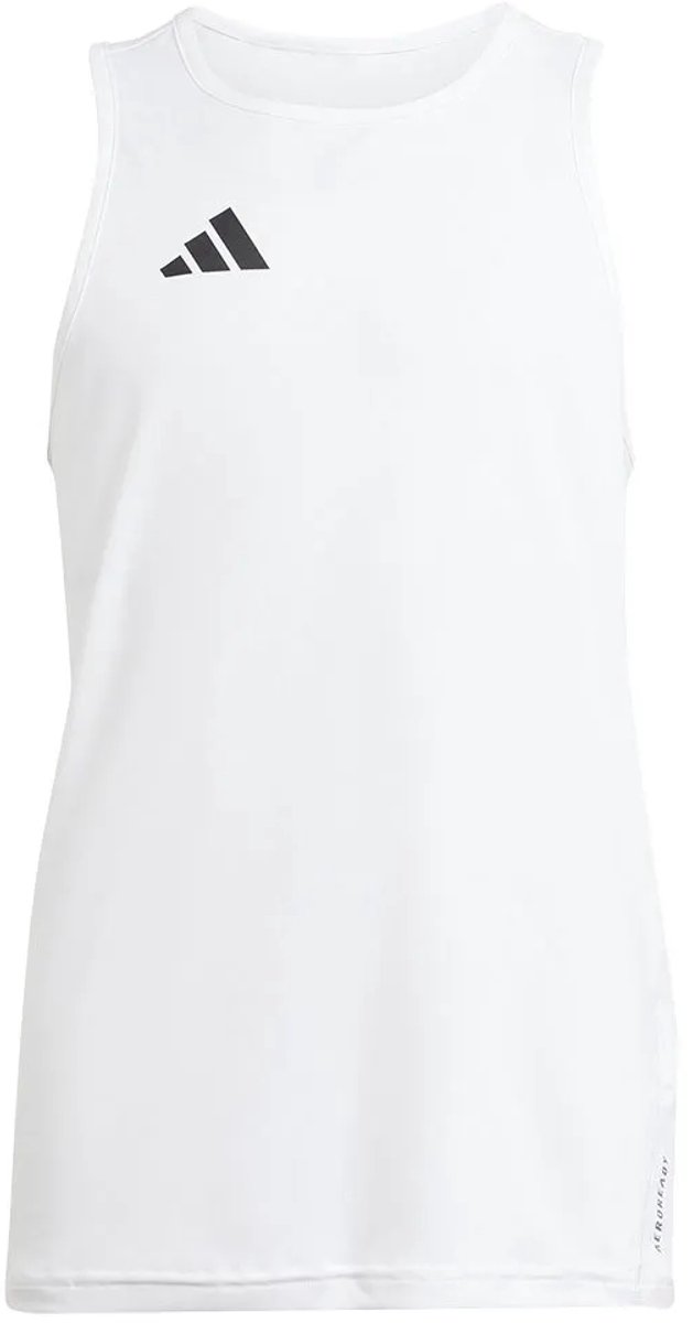 Adidas Team Singlet Mouwloos T-shirt 5-6 Years Jongen Zwart