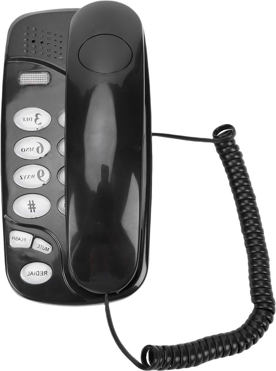 Vaste Telefoon - Huistelefoon Analoge Telefoon - Essentiële Communicatie - Aan de Muur Monteerbaar